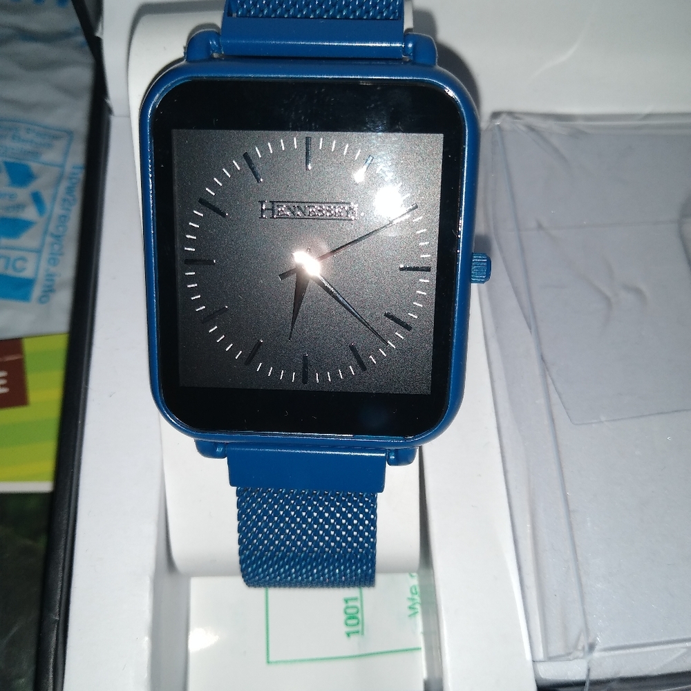 Blue Hennessy watch